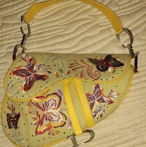 Limited Ed. Dior Butterfly Saddle Bag by Galliano